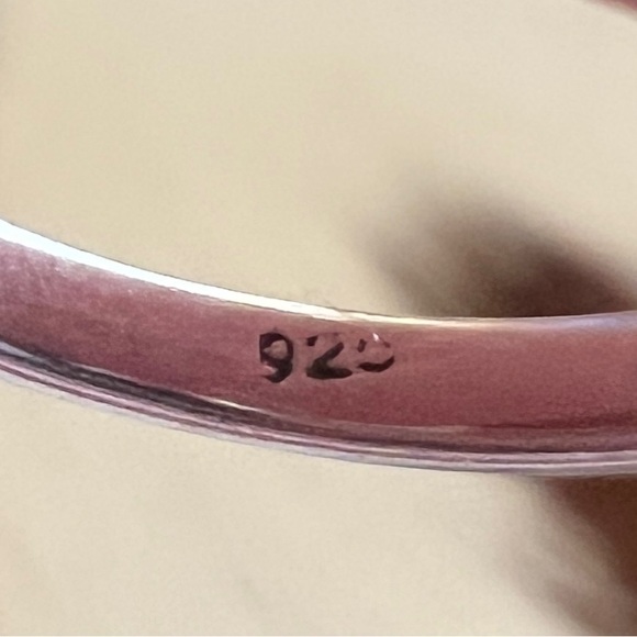 ❤️ Honey Dahlia Kingman Turquoise Heart Shape Ring 925 Navajo Southwestern Sz 8 - Picture 13 of 17